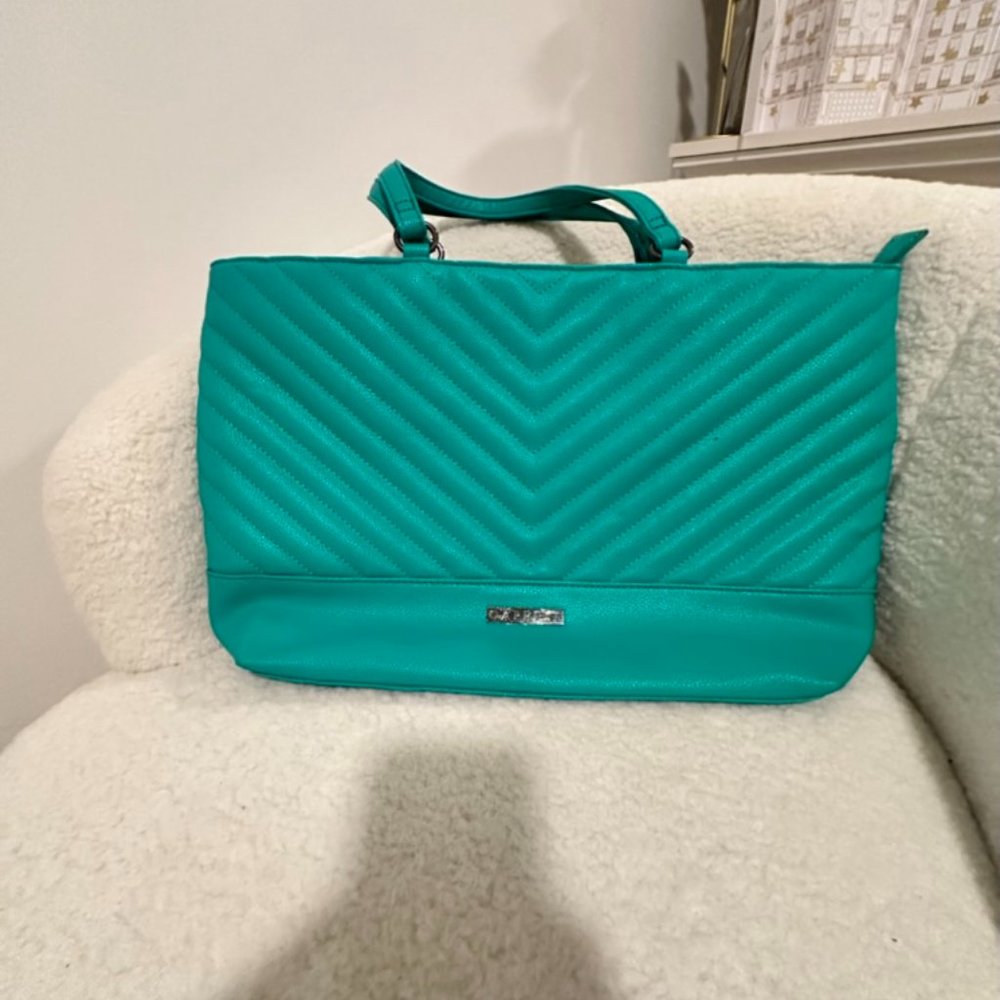 Caprese Teal Tote